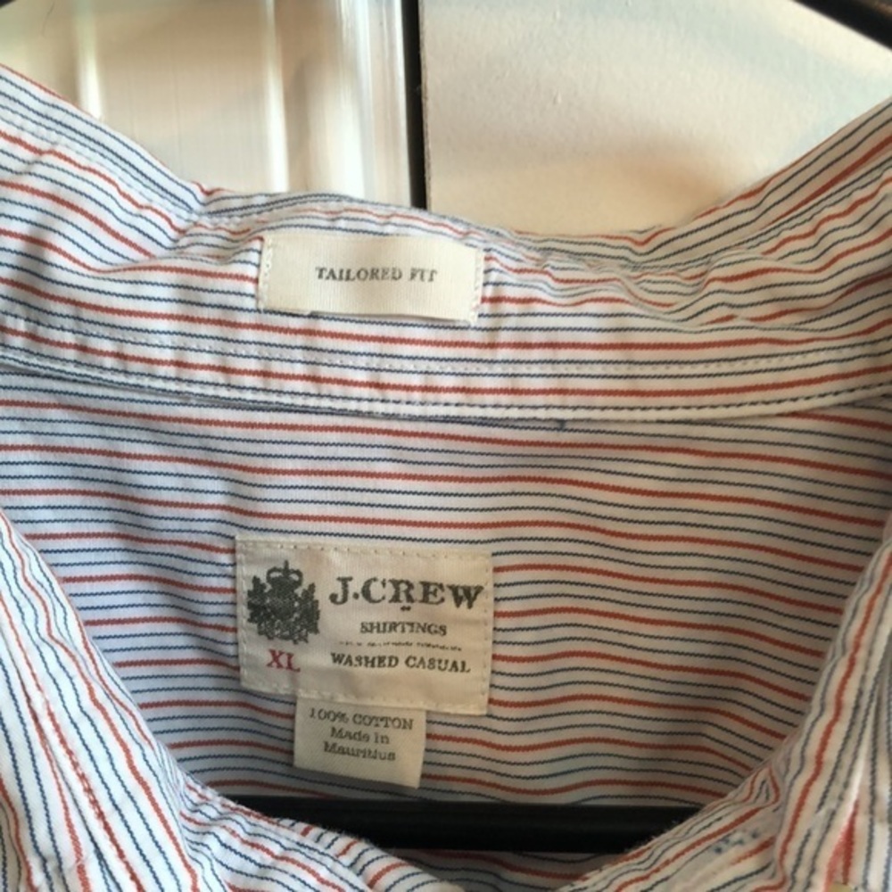 J.Crew Men’s Long Sleeve Button Up Size XL - Picture 3 of 5